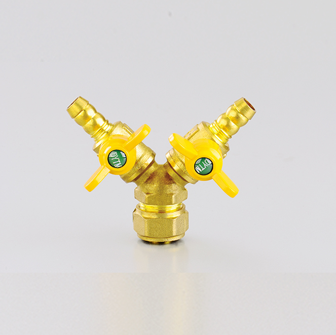 606 內絲雙聯燃氣閥