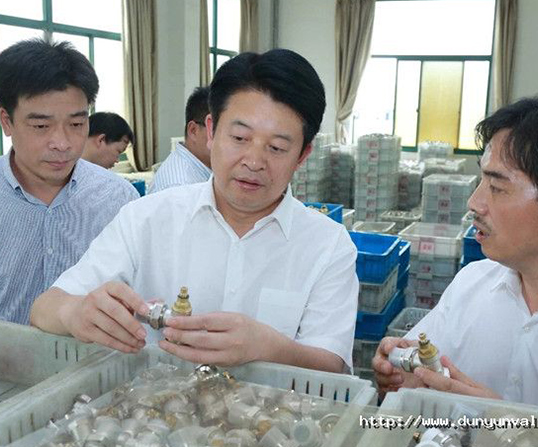 諸暨市政府領(lǐng)導蒞臨盾運指導工作